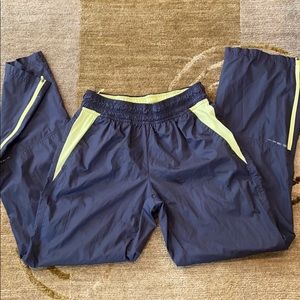 ~ Sport Essentials~ Gray & Line Green Track Pants